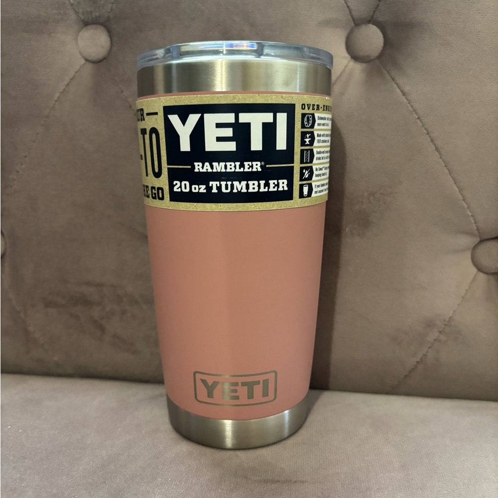 Yeti 20oz tumbler sandstone pink